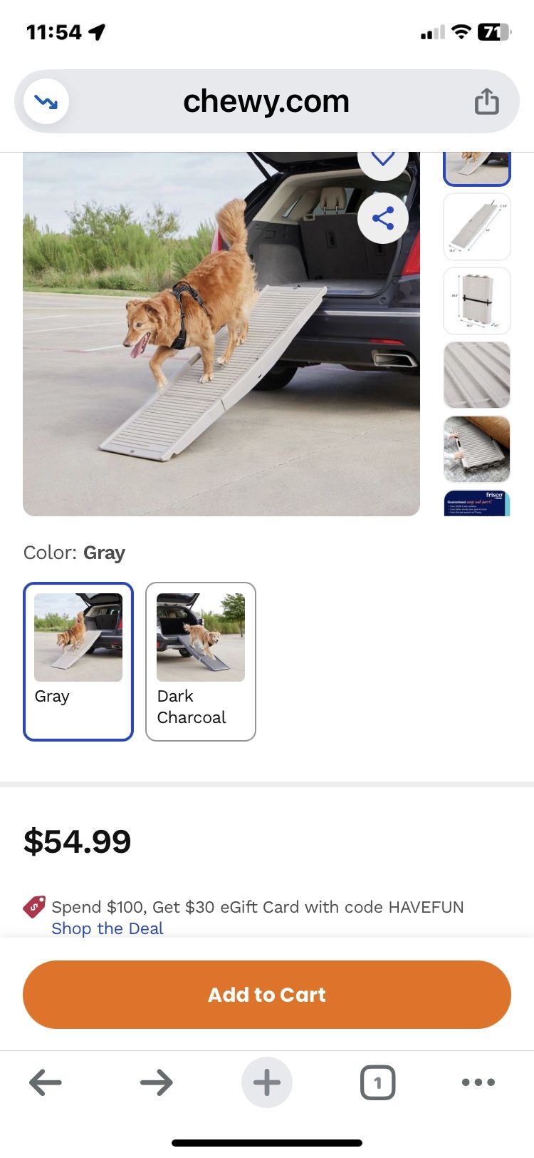 Dog SUV Ramp Large, Heavy Duty - Used Once!
