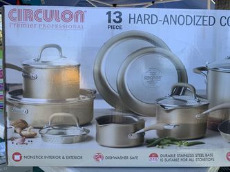 Cirulon 13 piece Hard-Anodized Cookware Set New!!