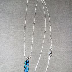 New sterling silver necklace with pendant