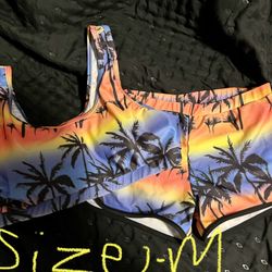 Size Medium New Never Worn Bathing Suit/bikini Two Piece
