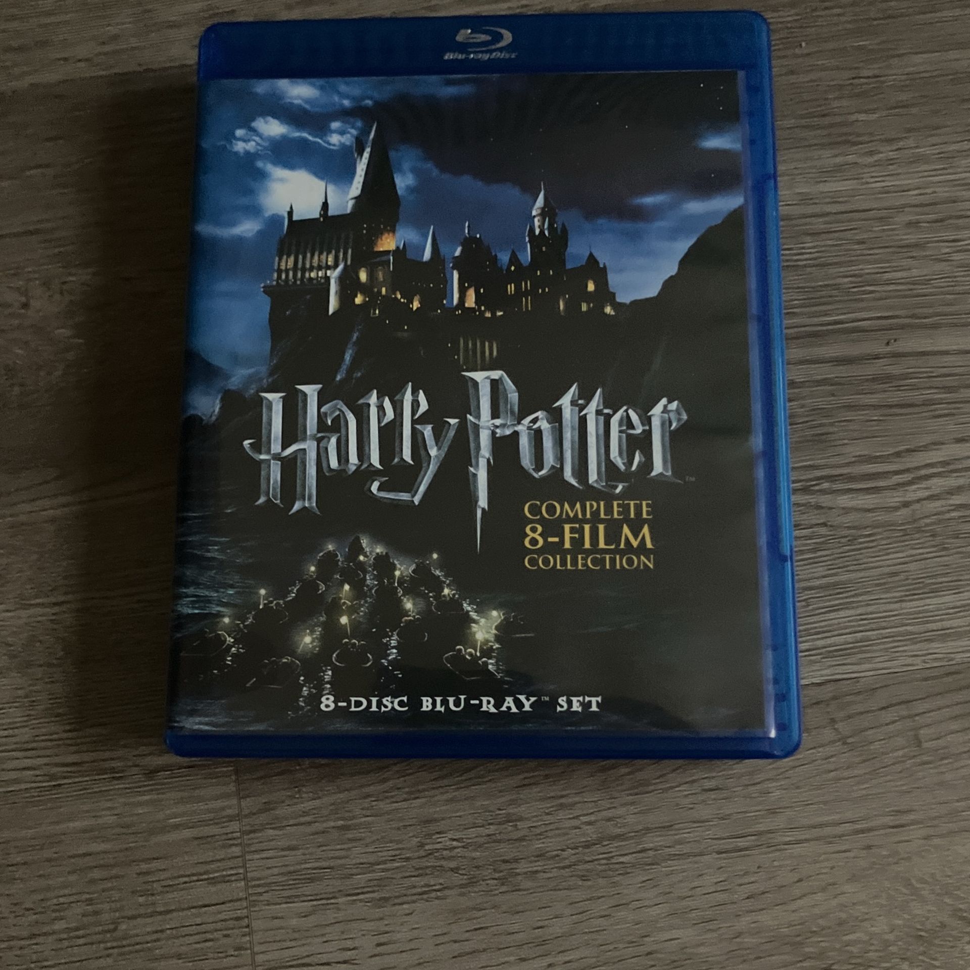 Harry Potter Complete 8 Film Set On Blue ray 