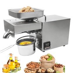800W Automatic Electric Hot & Cold Oil Press Extractor Machine