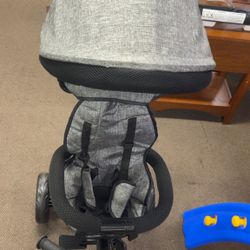4-in-1 Multifunctional Tricycle, Gray, for Kids 9-60 Months, 55 lbs 