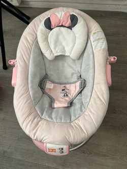 Pink Minnie Mouse Baby Bouncer
