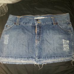 Mossimo Blue Jean Skirt