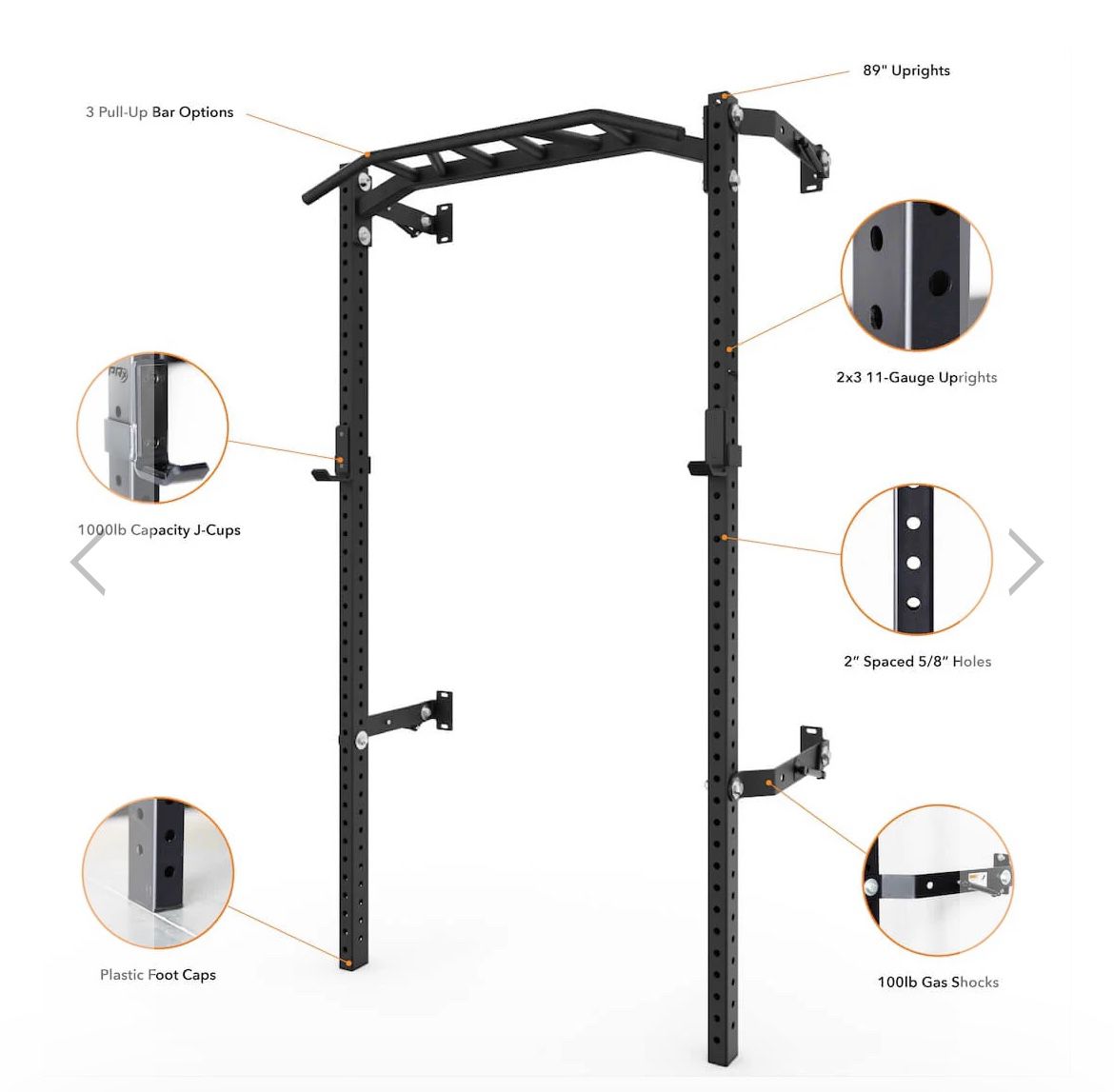 **BRAND NEW** PRX Profile® ONE Squat Rack with Pull-Up Bar *Bonus- Dip Mount Included $900 OBO