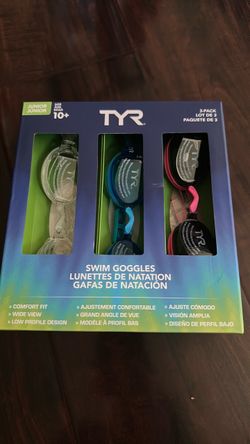Swim googles age 10+ junior 3 pack new