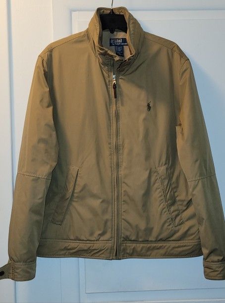 Mens Polo Ralph Lauren Mid Weight Lined Jacket With Hood