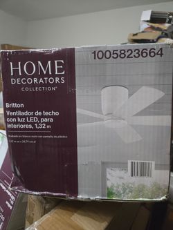 Brand New Home Decorators Collection Britton 52" LED Ceiling Fan (3 Available!)