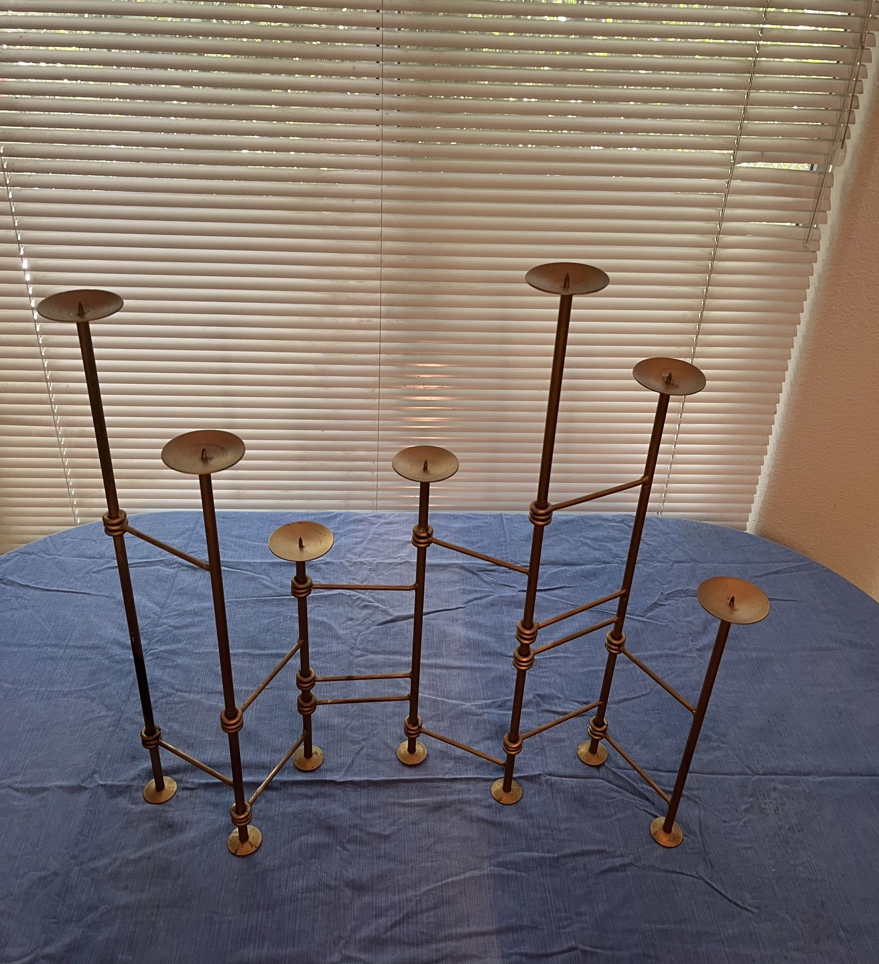 Candle Holder - Big Beautiful, Unique & Adjustable Decorative Candle Holder. Approximate Dimensions: 31” Long by 26” Tall. ONLY: $10.