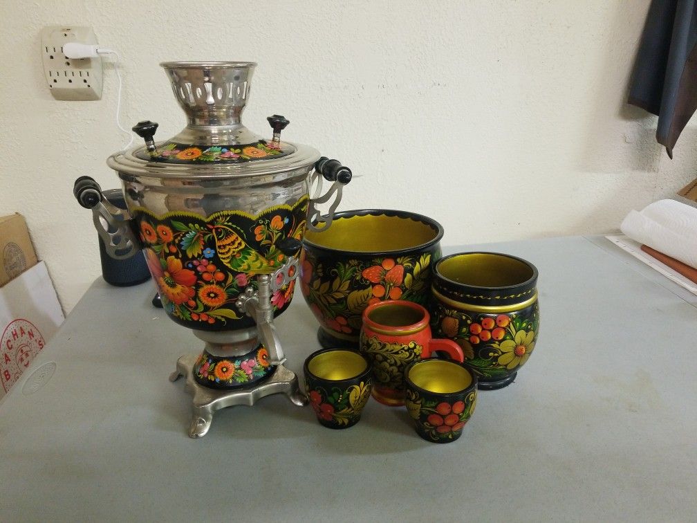 Vintage USSR Tea Pot Kettle (Samovar)