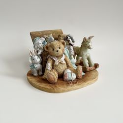 Vintage Cherished Teddies Bear Christopher Old Friends Are The Best Figurine 