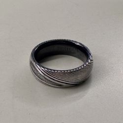 Triton Men’s Tungsten Carbide Ring – TC.850 – Textured Pattern – Size 9