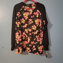 Baby Phat Flora Print Nurse Jacket