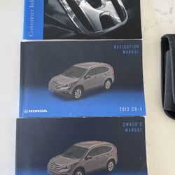 2012 Honda CRV  Owners Manual  