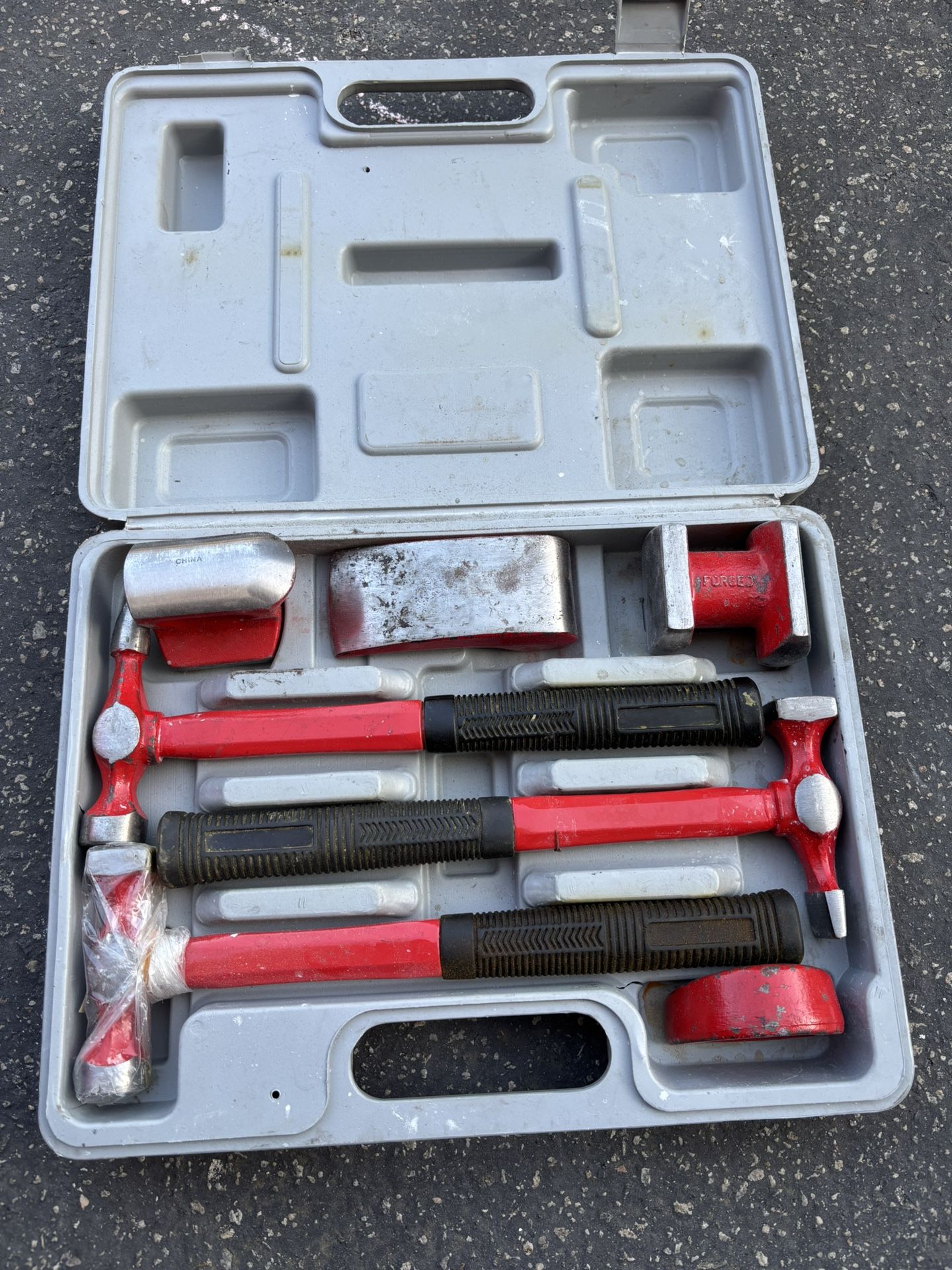 Auto Body Hammer And Dolly Set