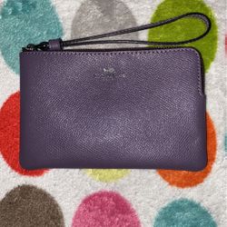 Coach Purple Wristlet 