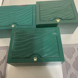 I have three Rolex boxes