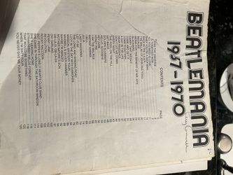 Beatles Song Book 
