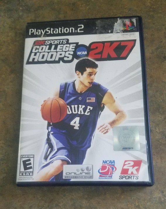 College Hoops 2K7 Play Station 2 With Manual Not Tested