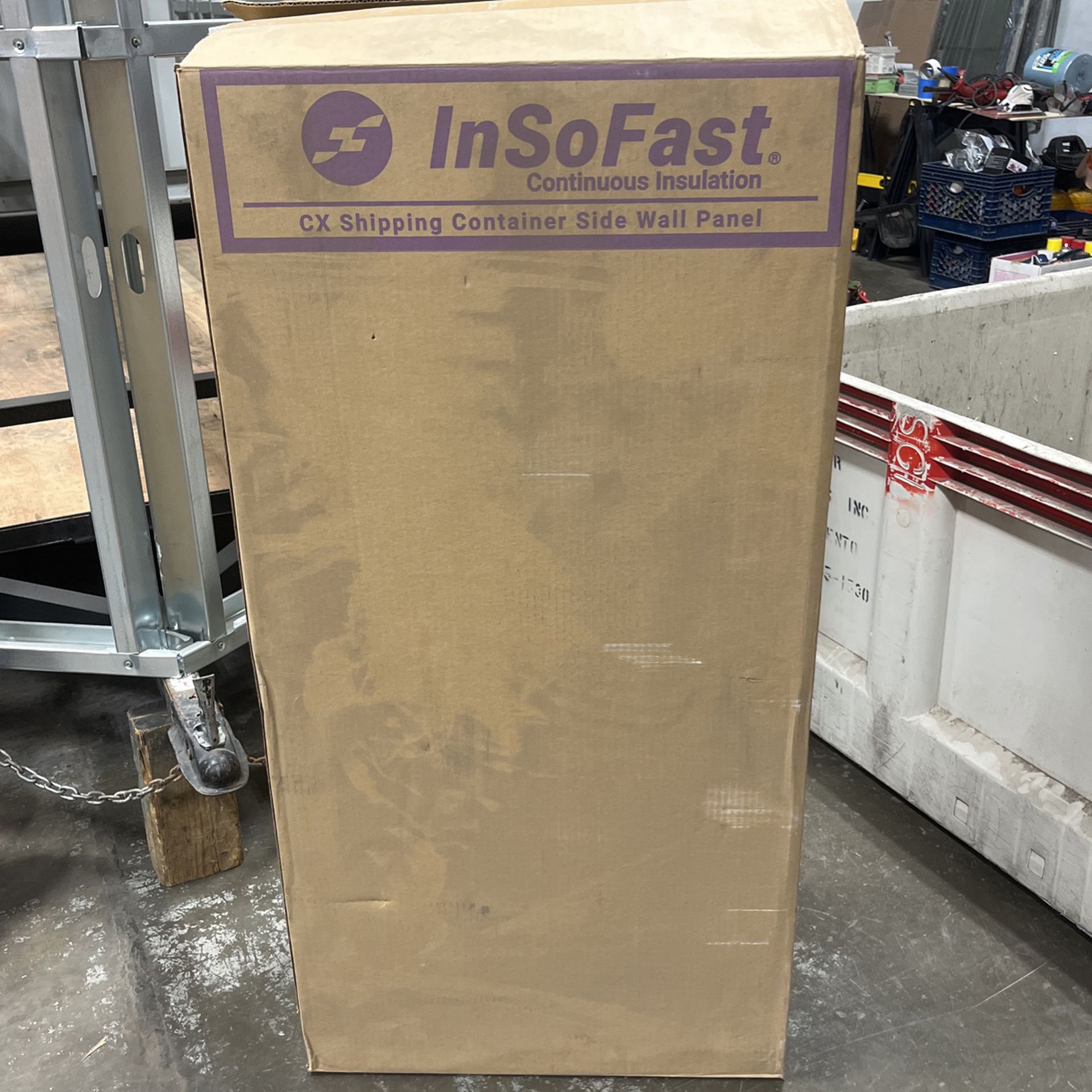 New Open Box InSoFast CX Shipping Container Wall Insulation