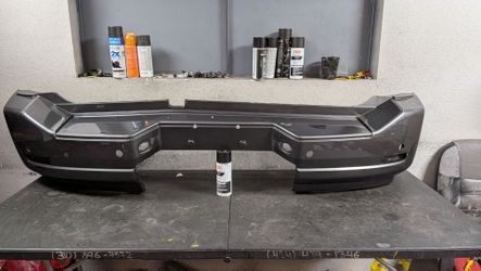 2008-2010-2011-2012-2013-2014-2015 NISSAN ARMADA REAR BUMPER OEM USED #10961