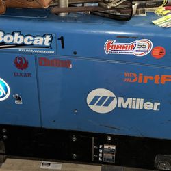 Miller Bobcat 250 Welder And 11000 Watt Generator With  Acetylene Tanks