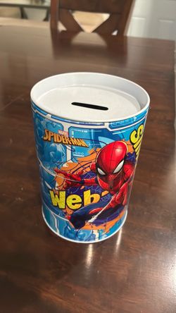 Marvel Spider-Man Tin Coin Bank