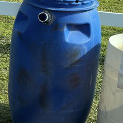 3 Storage Drums Barrel For Grain, Water , Or Trash 