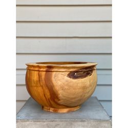 Large Camphor Wood Bowl 