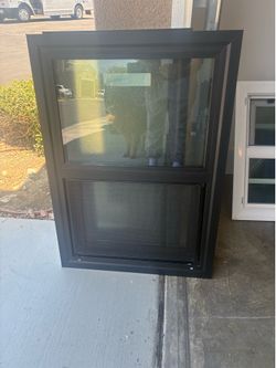 3 Black windows