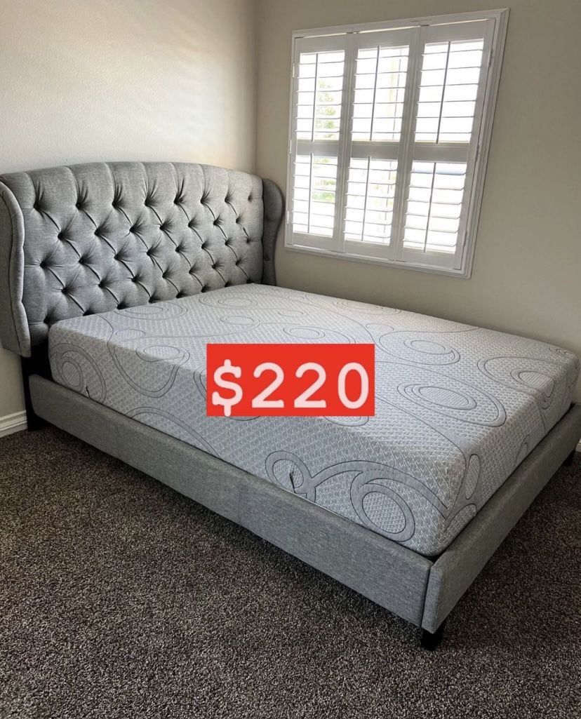 New Queen Memroy foam Mattress Only $220