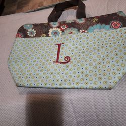 T H I R T Y One Lunch Tote Bag Thermal Insulated With The L On Front Excellent Condition