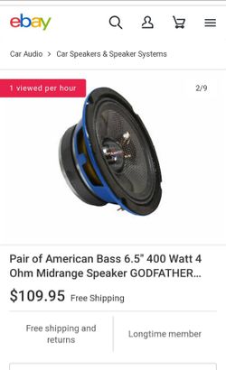 AMERICAN BASS 6½ & POWER ACOUSTIK SPEAKERS