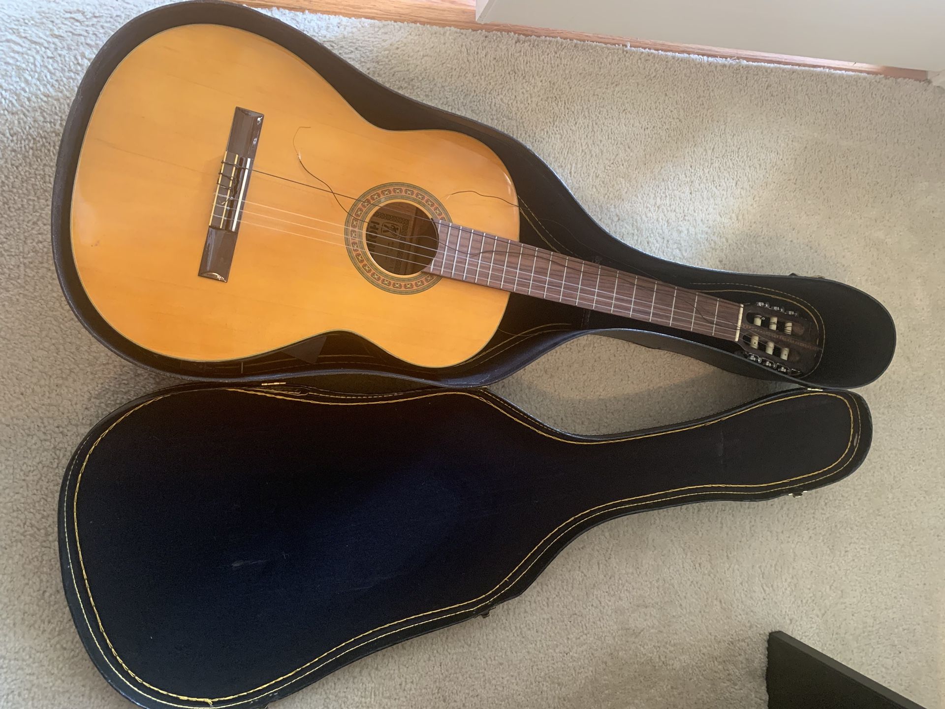 Hohner Acoustic Guitar With Case Model HG14