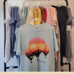 Coachella Festival T Shirt XL Extra Large Pastel Gradient
