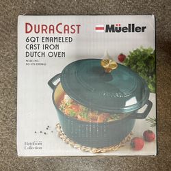 Muller 6 QT Cast Iron Dutch Oven