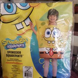 Sponge Bob square pants costume size Small 4-6