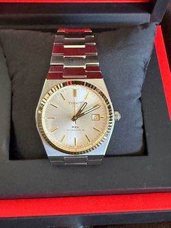 Tissot PRX powermatic 80 with 18k gold bezel