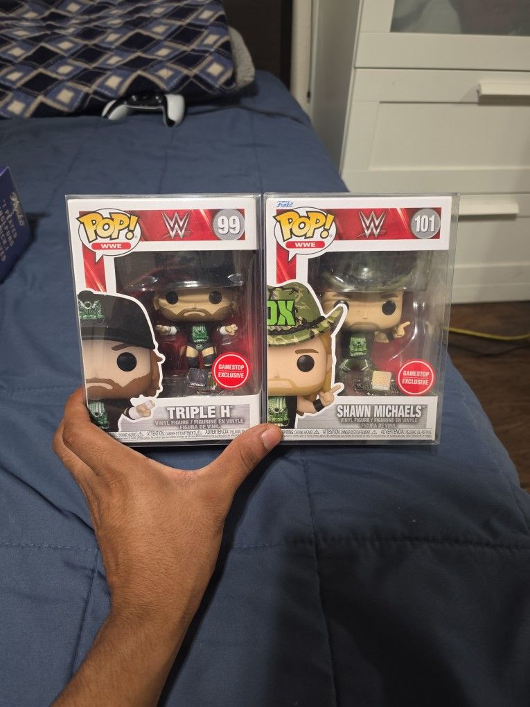 Shawn Michael's And Triple H Funko Pop DX