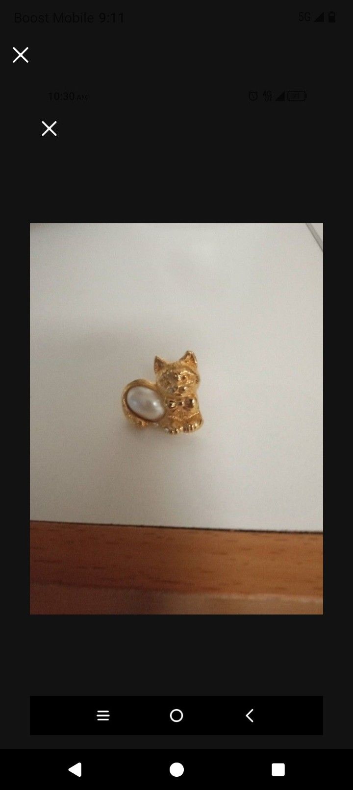 Avon Cat Pin
