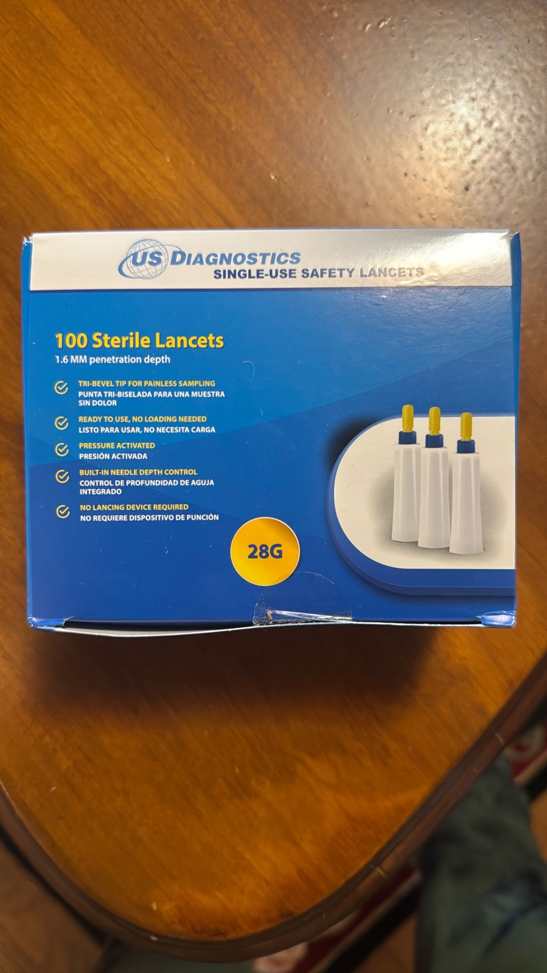 US Diagnostic Single Use Safety Lancets