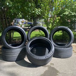 Micheline Pilot Sport 4s Tires (MULTIPLE SIZES) (USED LIKE NEW) (PRICE PER TIRE)