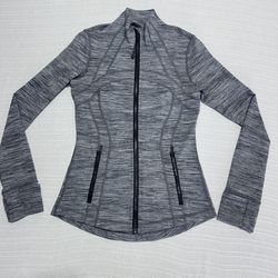 Lululemon Athletic Full Zip Jacket Size 4 Grey