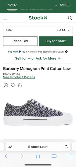 Black And White Burberry Shoes Cheap
