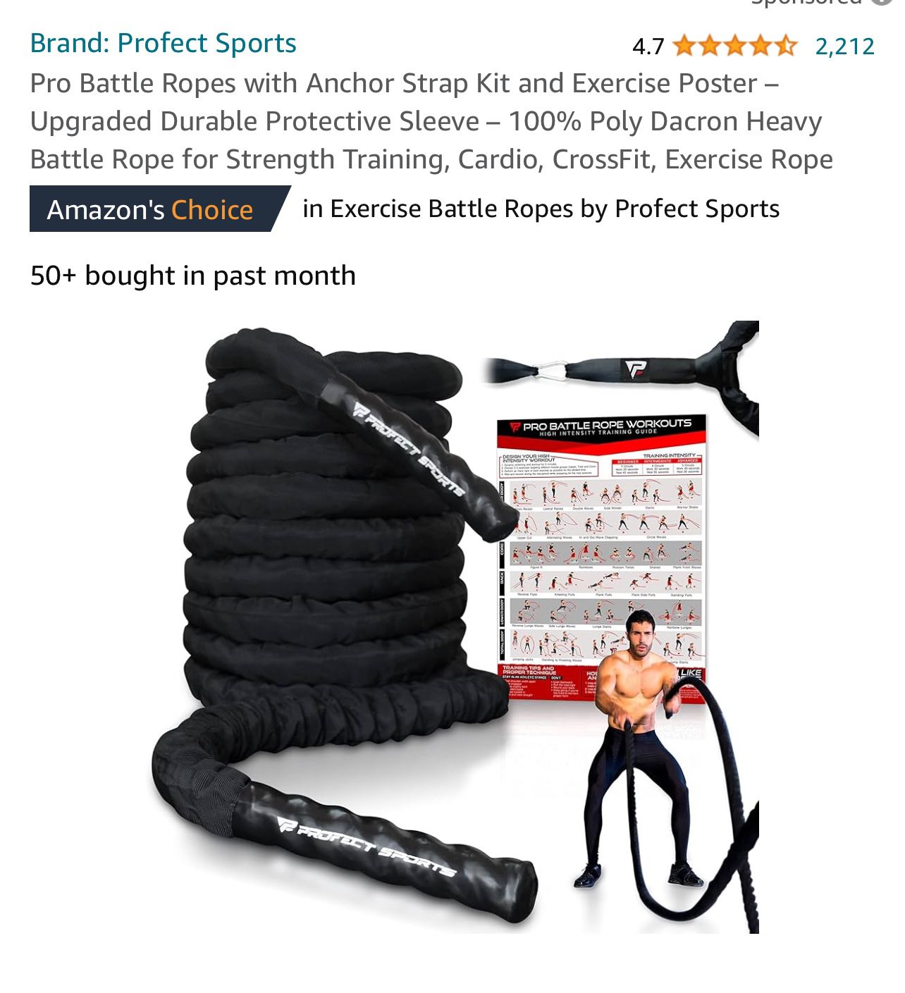 Exercise Battle Rope 