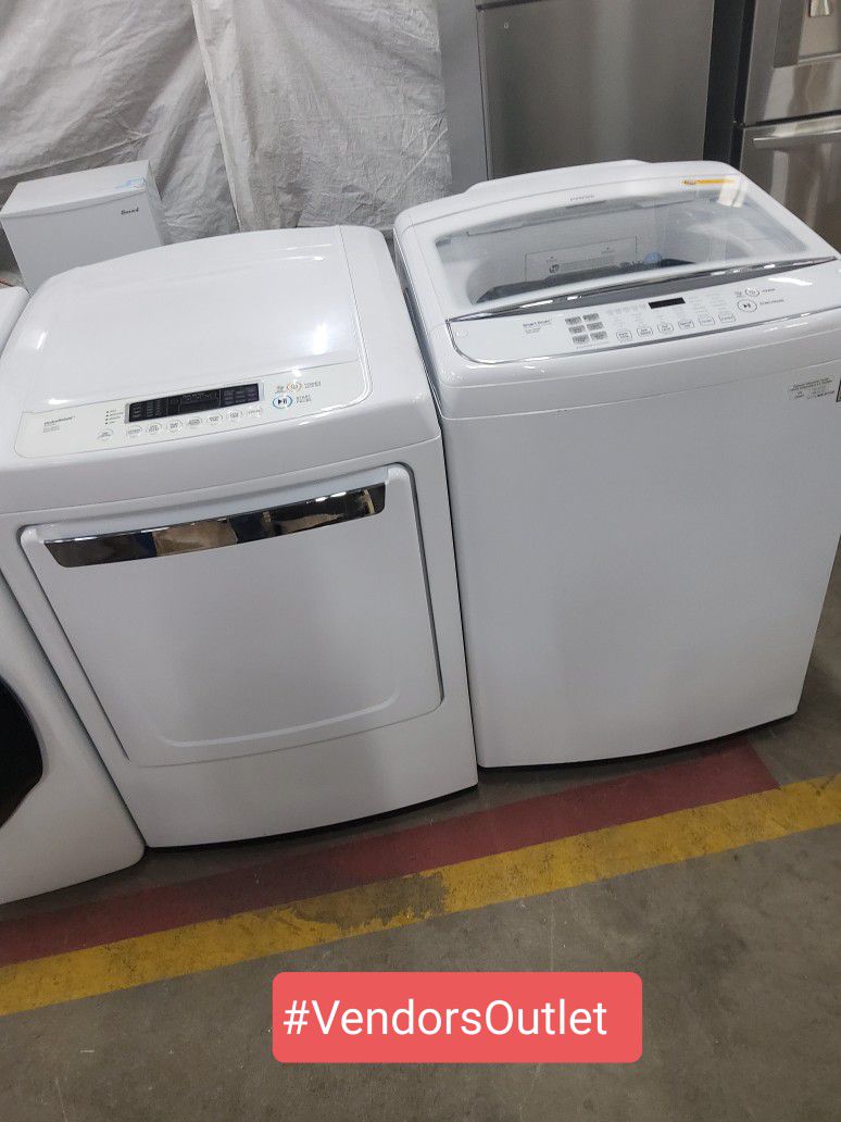 Washer Machine & Dryer Set.  /   Lavadora Y Secadora Set