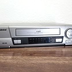 Admiral 4 Head VCR VHS Player Recorder 