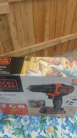 Black +Decker 2speefdrill/driver