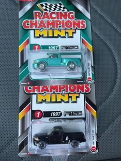 Racing Champions Mint - 97 Ford F-150 Version A & B Lot Of 2 Trucks
